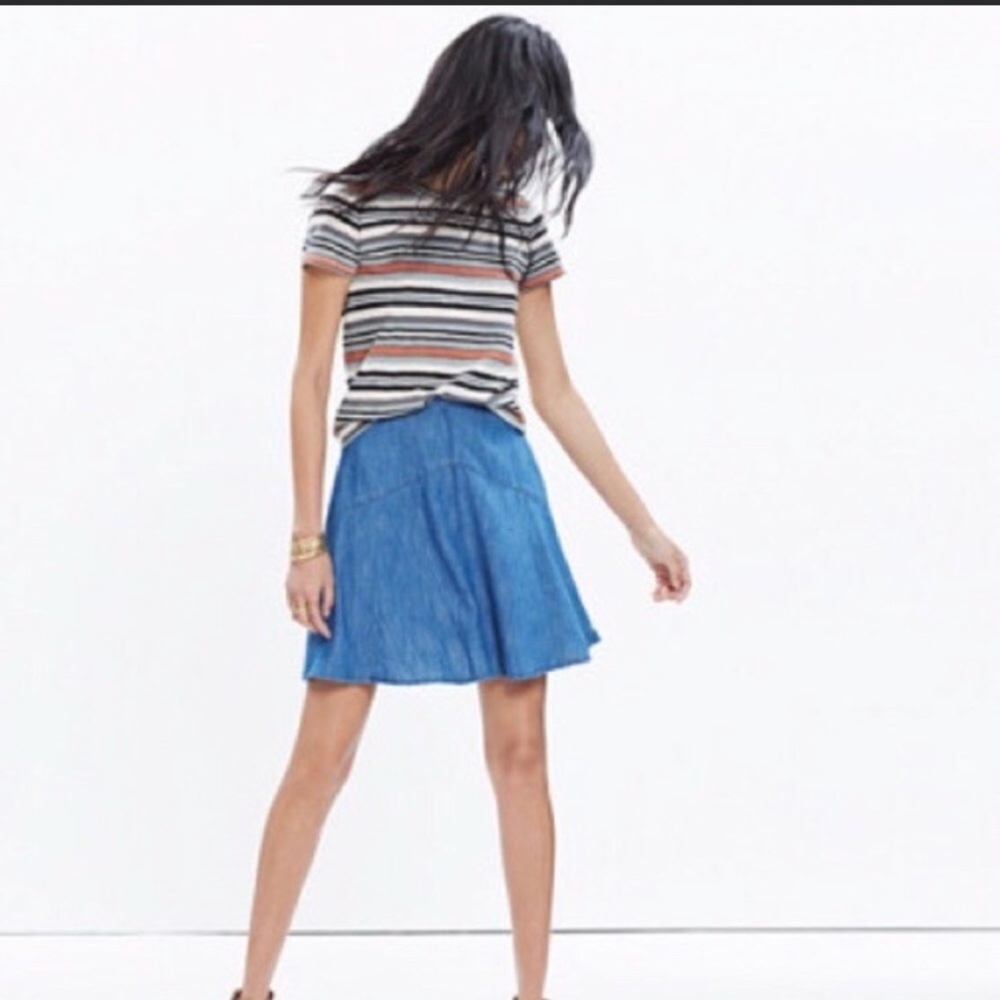 Madewell Denim skirt